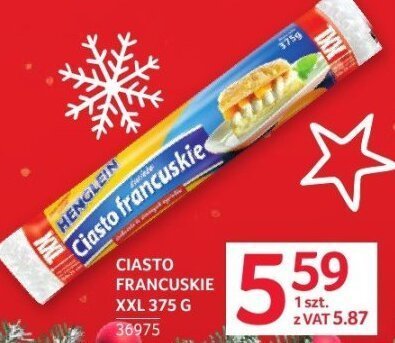 Ciasto francuskie XXL Tante Fanny 375 g promocja w Selgros