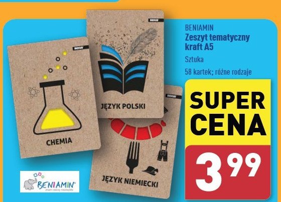 Zeszyt tematyczny a5/58k linia Beniamin Beniamin mn promocja