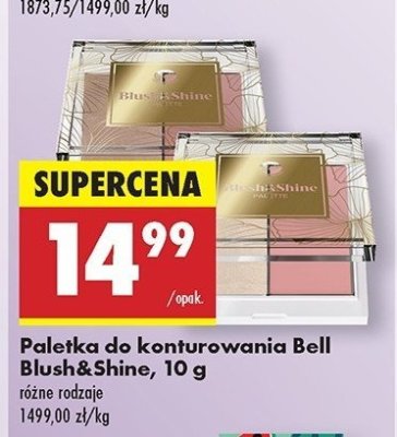 Paletka do konturowania blush & shine Bell promocja