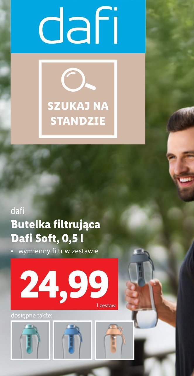 Butelka soft 500 ml Dafi promocja w Lidl