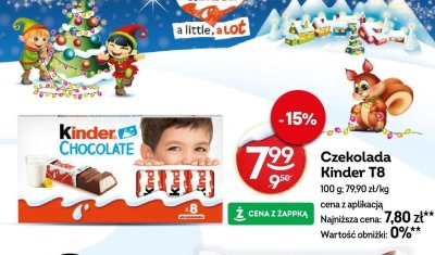 Czekolada Kinder T8 promocja w Żabka