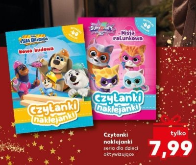 Książka Czytanki naklejanki seria dla dzieci aktywizujące promocja w Kaufland