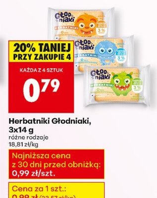 Herbatniki Głodniaki promocja w Biedronka