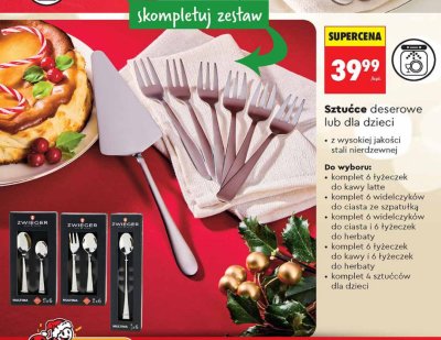 Sztućce dla dzieci  promocja w Biedronka