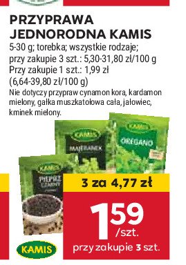 Pieprz czarny mielony Kamis promocja