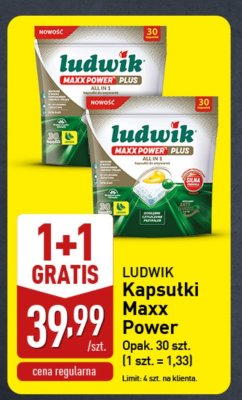 Kapsułki do prania Ludwik Maxx Power promocja w Aldi
