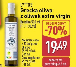 Oliwa z oliwek grecka Lyttos promocja