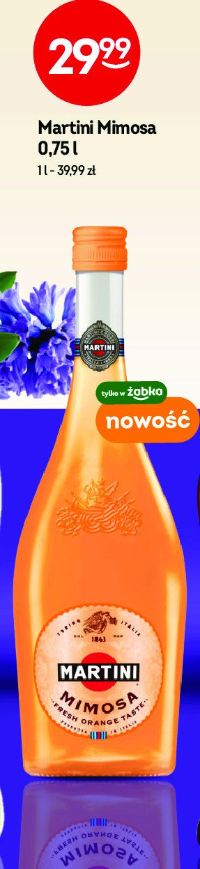 Wino mimosa Martini promocja w Żabka