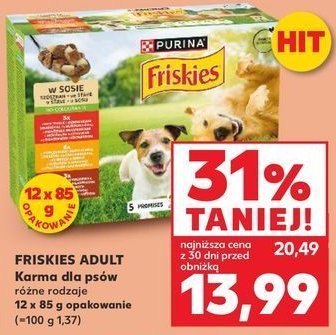 Karma dla w sosie Friskies adult Purina friskies promocja