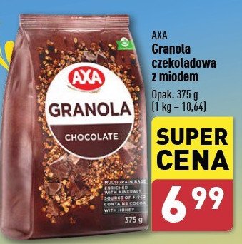 Granola chocolate AXA promocja