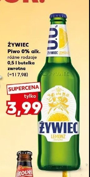 Piwo Żywiec jasny lekki limonż promocja w Kaufland