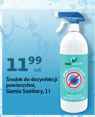 Spray do dezynfekcji powierzchni niebieski Gamix sanitary promocja