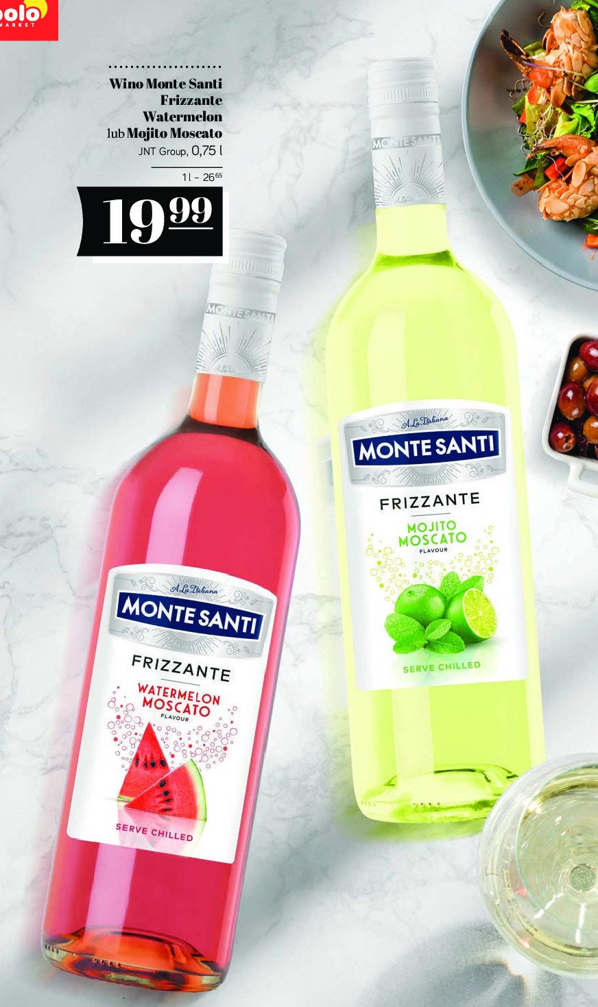 Wino Monte santi frizzante watermelon promocja