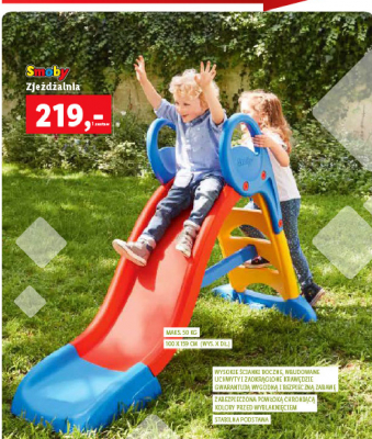 Zjeżdżalnia Smoby promocja