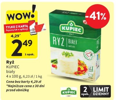 Ryż biały promocja w Intermarche