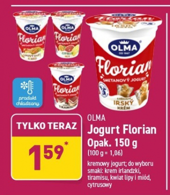 Jogurt krem irlandzki Olma florian promocja