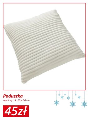 Poduszka 60 x 60 cm promocja w KiK
