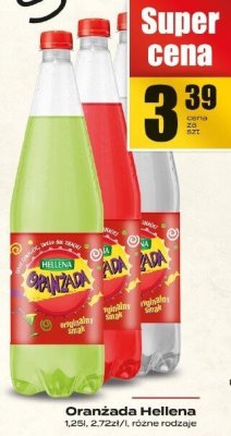 Oranżada Hellena różne rodzaje promocja w Supeco