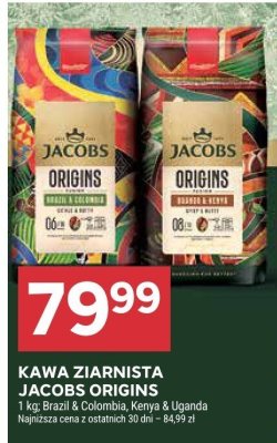 Kawa ziarnista Jacobs Origins Kenia & Uganda promocja w Stokrotka