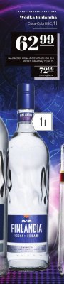 Wódka Finlandia 1 l promocja w POLOmarket