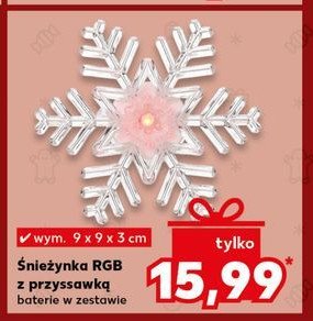 Śnieżynka rgb promocja