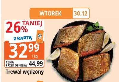 Trewal wędzony promocja w Leclerc