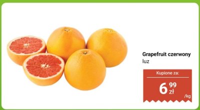 Grapefruit czerwony luz promocja w Biedronka