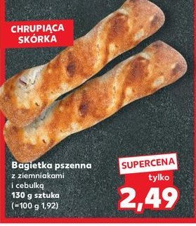 Bagietka z ziemniakami i cebulką promocja w Kaufland