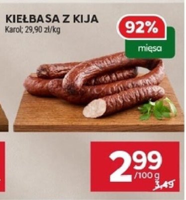 Kiełbasa z kija Karol promocja w Stokrotka