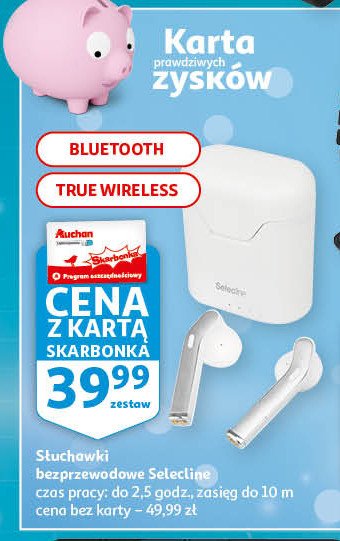 S艂uchawki bezprzewodowe z mikrofonem Selecline promocja