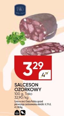 Kiełbasa salceson ozorkowy FAKT promocja w Chata Polska