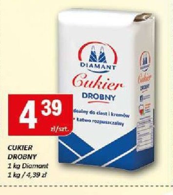 Cukier drobny AA do kawy i deserów 2kg promocja w Chorten