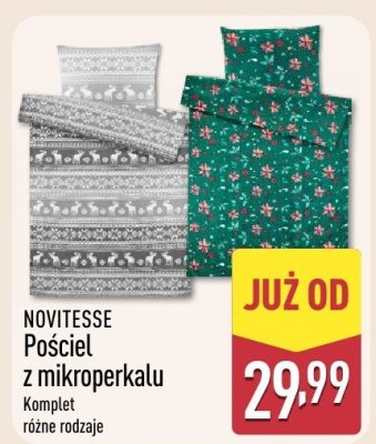 Pościel z mikroperkalu, różne rodzaje promocja w Aldi