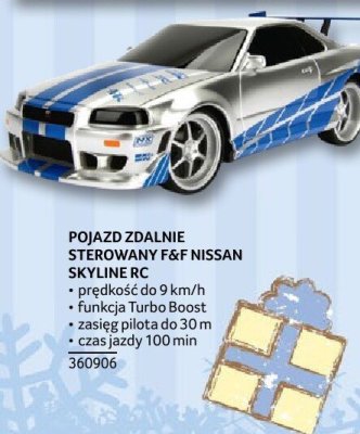 Pojazd zdalnie sterowany F&F Nissan Skyline R-C promocja w Selgros