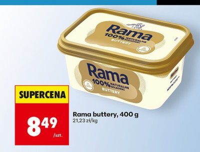Margaryna Rama buttery, 400g promocja w Biedronka