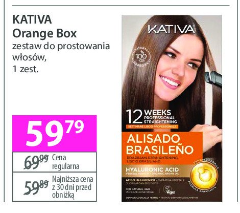 Zestaw do rekonstrukcji włosów Kativa promocja