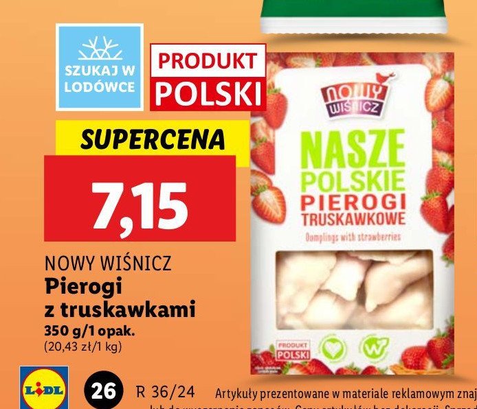 Pierogi truskawkowe Nowy wiśnicz promocja