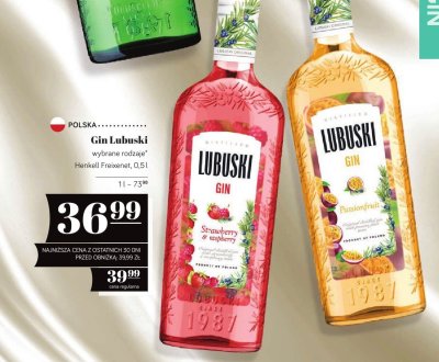Gin Strawberry & Raspberry 0,5l promocja w POLOmarket