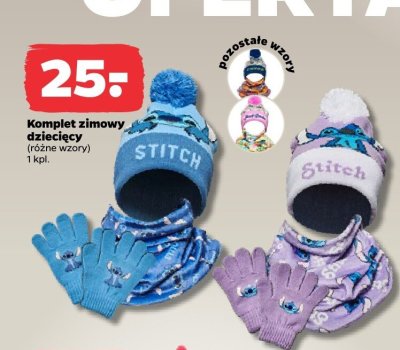 Komplet zimowy dziecięcy, różne wzory promocja w Netto
