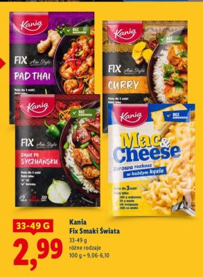 Danie gotowe Kania Mac & Cheese promocja w Lidl