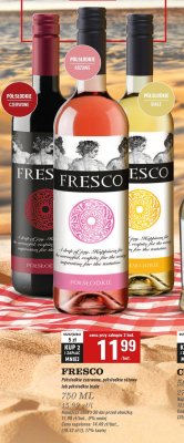 Wino Fresco semi sweet promocja