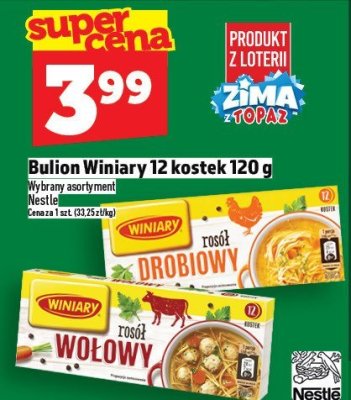 Bulion Winiary 12 kostek 120 g promocja w TOPAZ