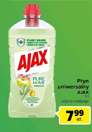 Płyn antibacterial apple blossom Ajax pure home Ajax . promocja