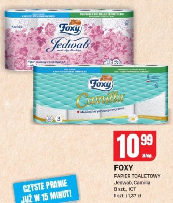 Papier toaletowy Foxy Jedwab promocja w Chorten