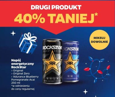 Napój energetyczny RockStar Original 250ml promocja w Netto