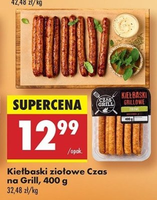 Kiełbaski grillowe ziołowe Czas na grill promocja