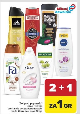 Żel pod prysznic różne marki promocja w Carrefour Market
