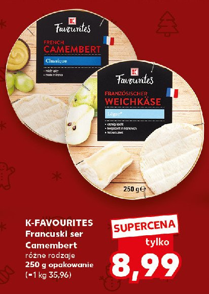 Ser camembert K-classic favourites promocja