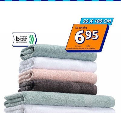 Ręcznik do rąk Capetown 50x100 cm promocja w Action