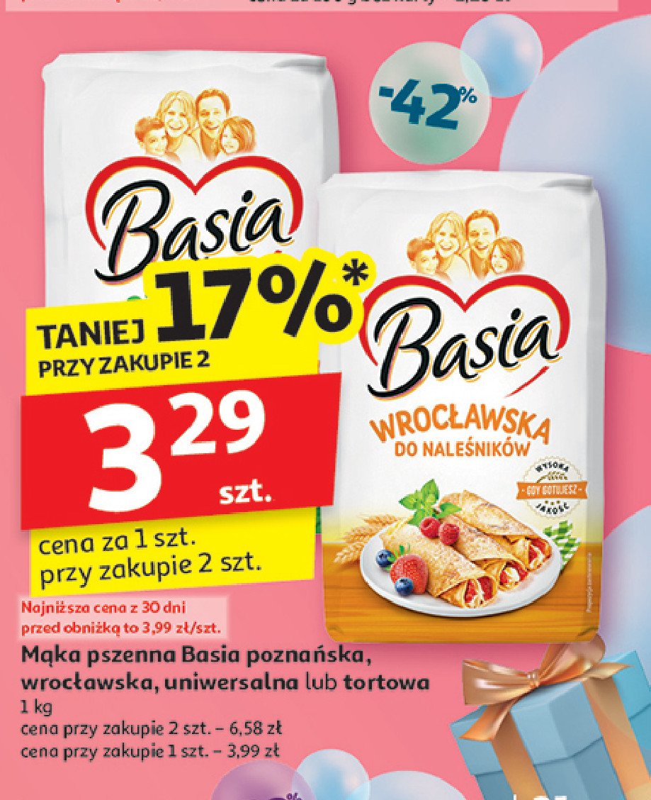 Mąka wrocławska Basia promocja w Auchan